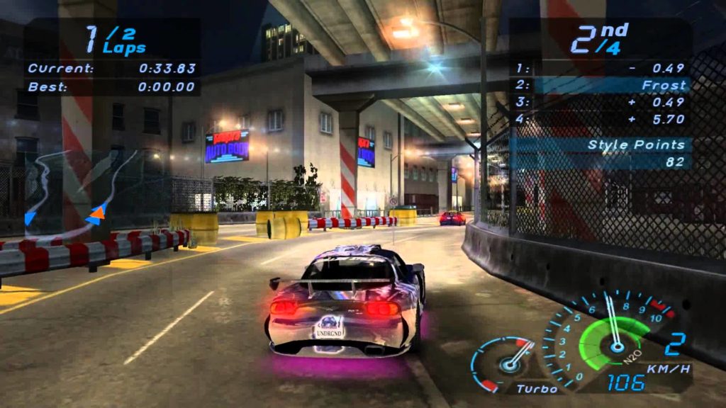 Гонка Need for speed Underground 2003