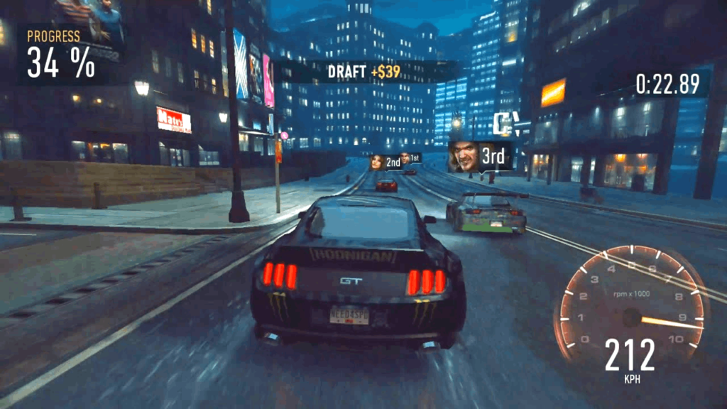 Игровой процесс Need for Speed: No Limits
