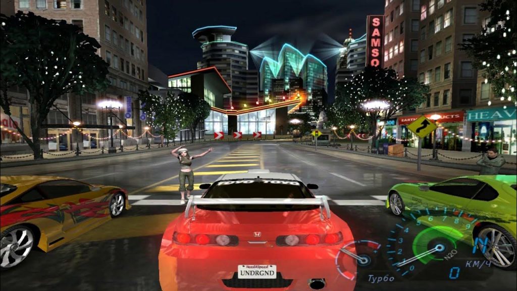 Старт заезда Need for speed Underground 2003