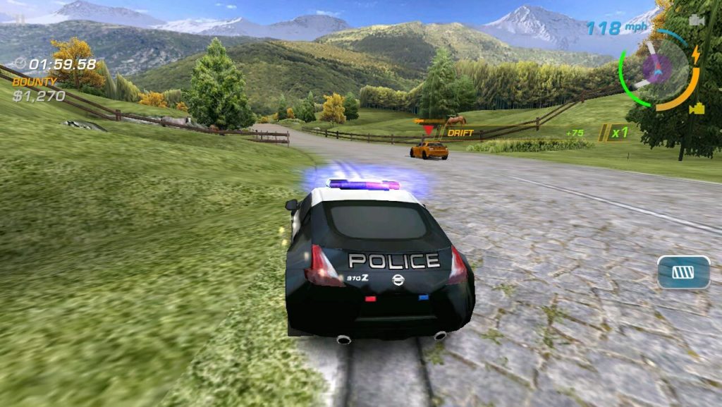 Графика в Need for Speed Hot Pursuit (на Android)